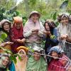 Ms. Rahmah – Chairwoman, Kopepi Ketiara, with her team