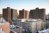 Housing project in Harlem, New York